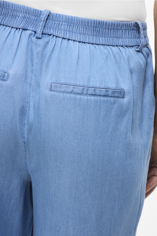VIBISTA HW WIDE PANTS - NOOS 14107056 MEDIUM BLUE DENIM